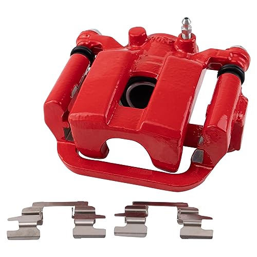 Image of TRQ Performance Rear Driver and Passenger Side Brake Caliper Set Compatible with 03-04 Infiniti G35 with Single Piston Calipers 05 G35 All Wheel Drive 03-05 Nissan 350Z with Single Piston Calipers