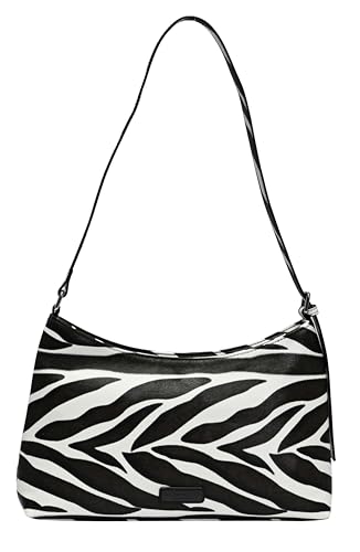 Sac à épaule Fjone Shoulderbag Zebra noir en version sac à main