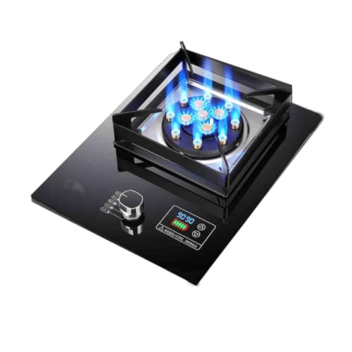 Placa De Gas, Cocina De Gas De 13 Cavidades Fierce Fire 5.2kw De Escritorio E Integrada, Estufa De Gas Con Protección Contra Fallas De Llama NG/LPG,Cocina De Gas Individual For Acampar En Casa Al Aire
