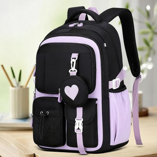 Sac à dos scolaire pour adolescentes grand cartable collège filles