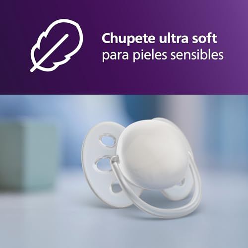 Miniatura 4 de Philips Avent Set de regalo de biberones para recién nacidos: 4 biberones, chupete ultra soft y escobilla para biberón, bebés de 0-12 meses (modelo SCD838/11)