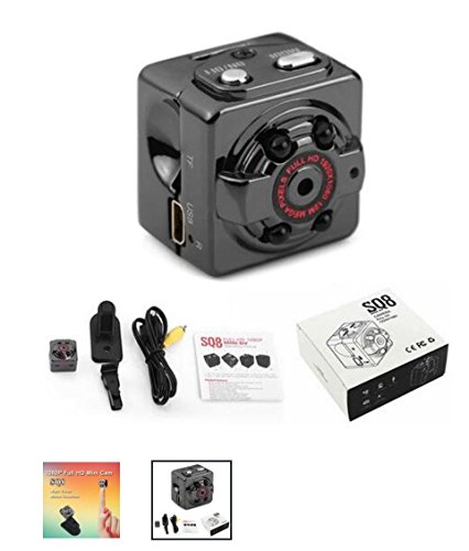 SQ8 Mini Camera Full HD 1080P Micro Camera IR Night Vision DV Camera Motion Sensor DVR Camcorder Mini Cam (with Retail Package)