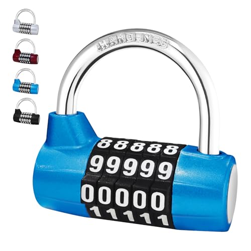 MEINUOKA Blue 5-Digit Padlock