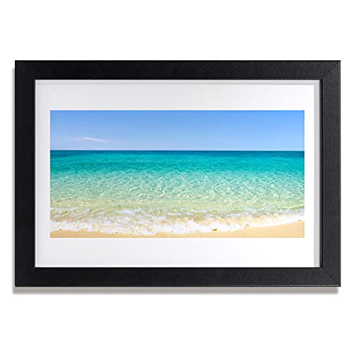 Affiche avec cadre paysage de mer Tulup pour une ambiance salon cosy