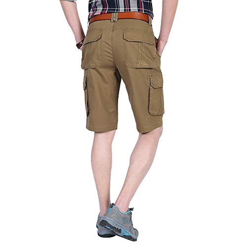 Faxiang New Summer Men's Tooling Shorts Cotton Loose Shorts Five Pants Seven Pants #TOP2