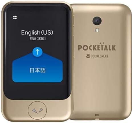 Amazon.co.jp: POCKETALK S ポケトーク 翻訳機 グローバル通信 2年 