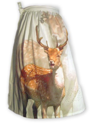 Schürzenliesl,Designer Dirndl Schürze junger Hirsch, Strass, ca. 70cm Cover