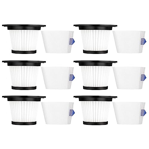 Lot de 6 filtres pour aspirateur sans fil H.Koenig UP600 UP810 PowerClean