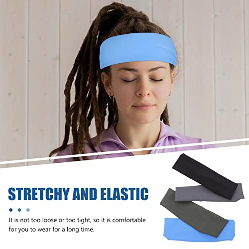 KESYOO 8 Peças bandana esportiva bandana de ioga elástica faixa de suor fitas de cabelo bandana de c
