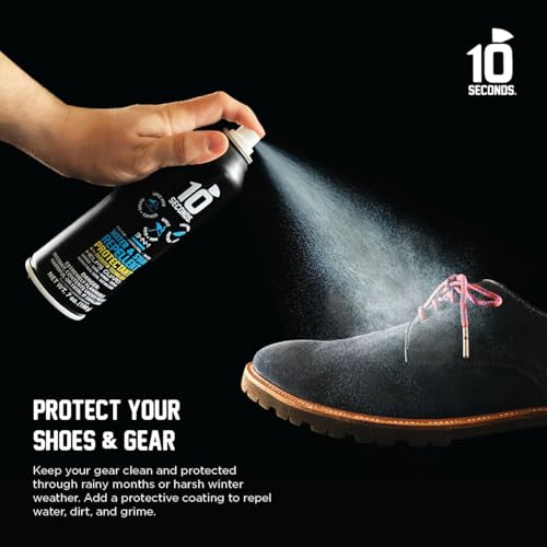 10 Seconds – Water Repellent Spray Instantly Shields Footwear, Motorcycle & Camping Gear | Durable, Lightweight, Breathable, Stain & Grime Resistant Protection4