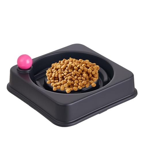 犬用スローフィーダー | 早食い防止 滑り止め ペット給餌用品,ヘルシー イーティング パズル フィーダー 皿 | 寮 アパートメント ベッドルーム リビングルーム バルコニー用