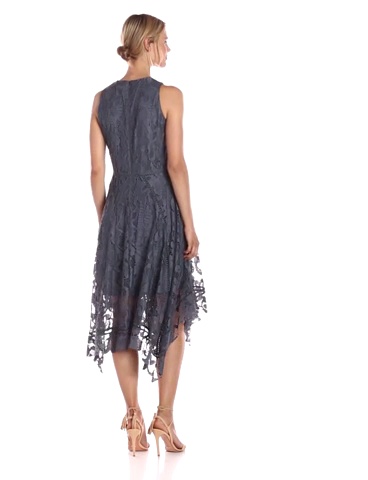 Watch Taylor Dresses Women's Alternative Hem Lace Midi Dress on Amazon Live
