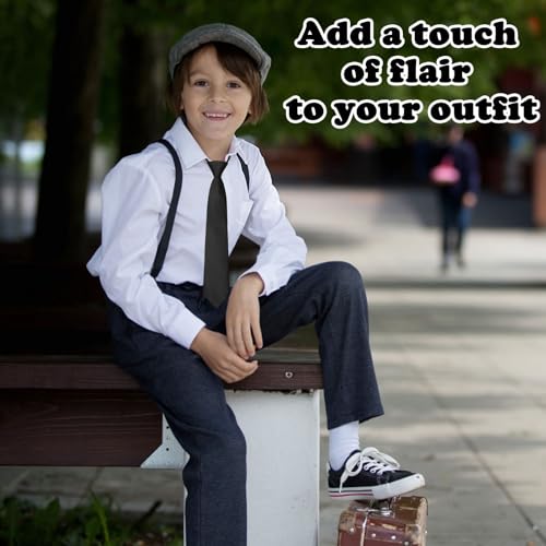 Boys Tie - Pre-tied Adjustable Zipper Tie for School/Graduation/Wedding/Casual3