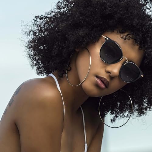 CARFIA Fashion Polarized Sunglasses for Women Hand-crafted Acetate Sunnies CA50122