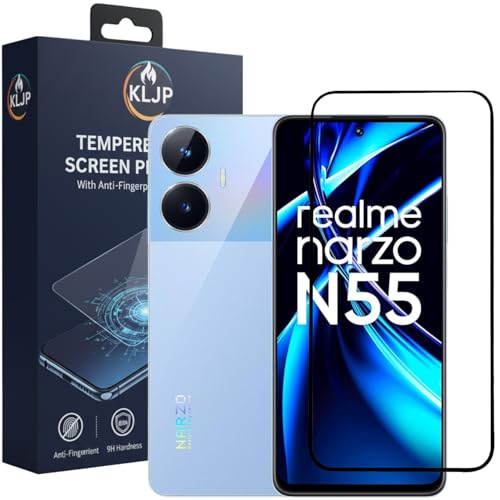 Image of Military-Grade Gorilla Tempered Glass For OnePlus Nord CE 3 Lite /Realme Narzo N55 / Realme C55 / Oppo F23 / F23 Pro 5G With Installation Kit | Edge to Edge Coverage | Black