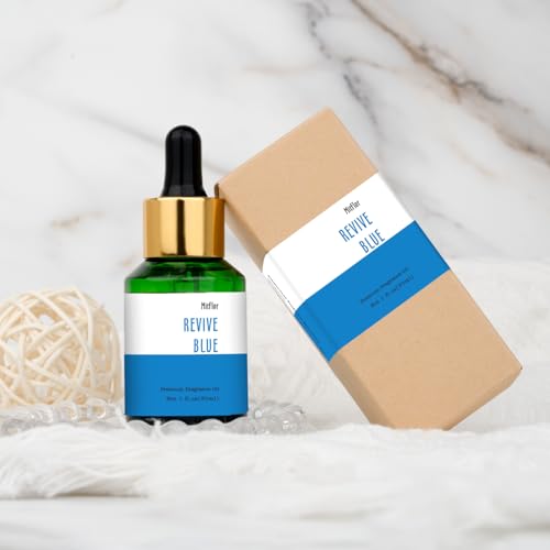 Image of Revive Blue Fragrance Oil, MitFlor Essential Oil for Diffuser, 30ml Large Size Premium Grade Fragrance Oil for Soap & Candle Making, Aromatherapy Oil, Men & Ocean Scent for Home Fragrance