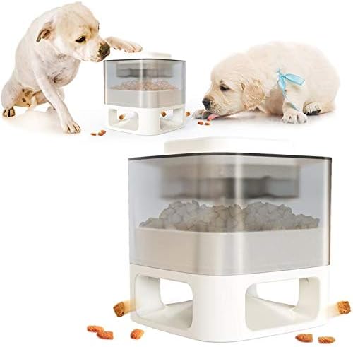 Dog Slow Feeder Toy Training Bowl Pop-up Food Bullet Dispenser Non-Electric Dog Educational Toy