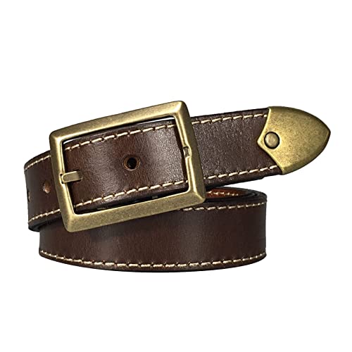 Ceinture pour femme boucle en cuivre accessoire jean tendance polyvalent