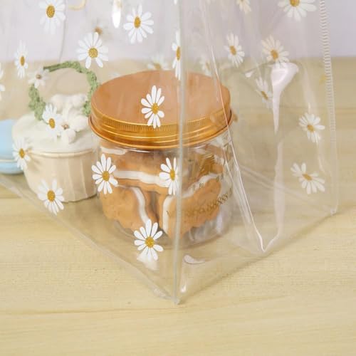 Image of SATYAM KRAFT 24 Pcs Transparent Reusable Leather Goodie Bags | Elegant Gift Bags for Her /Him Wedding Return Favors, Engagement Hampers, Marriage, Birthday & Festival Gifting | Handle Carry Bag