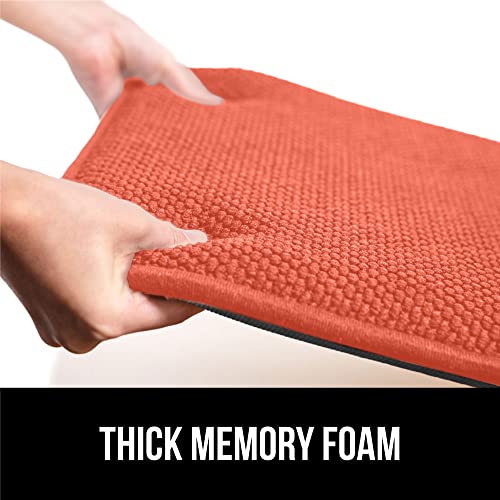 Gorilla Grip Memory Foam Chair Cushions, Comfortable Pads For Dining Room, Kitchen Table, Office Chairs, Stay In Place Backing, Comfortable Microfiber Seat Pad Cushion, Set Of 4, 16X16, Coral #TOP2