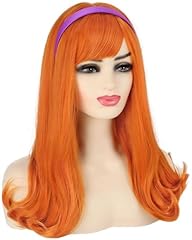 Orange + Purple Headband + Wig Cap