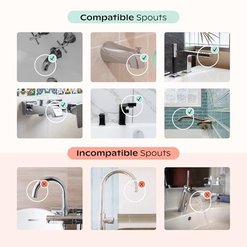 Canopy Baby Bath Tub Filter – Gentler Water Filtration for Delicate Skin | Reduces Chlorine & Irritants | BPA-Free Silicone Spout Cover | Easy Tool-Free Install | Activated Carbon Filtration by Canopy - Image 9