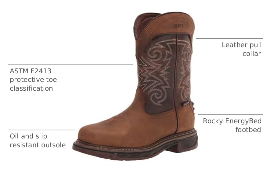 Image of ROCKY Iron Skull Composite Toe Waterproof Western Boot