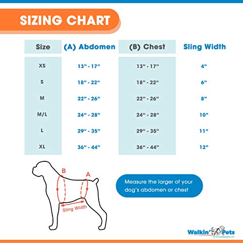 Support Sling Dog Harness For Full Body Support | Prevents Injuries | Helps With Post-Surgical Rehabilitation | Height Adjustable Handles #TOP2