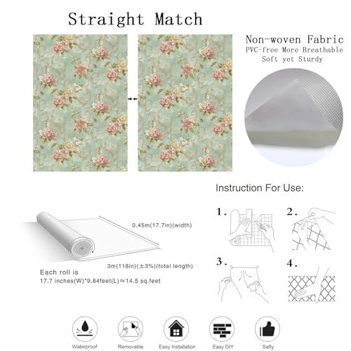 Papier peint repositionnable pour masquer les défauts des murs - 6