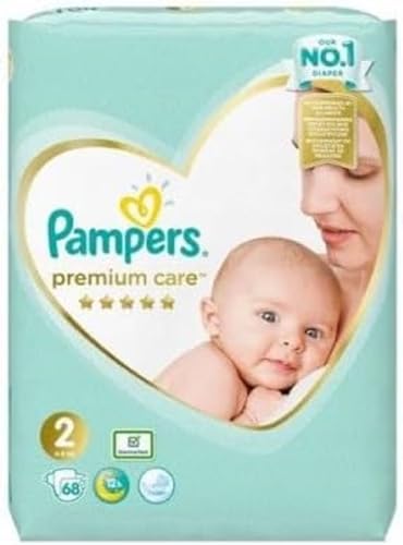 Pampers Windeln Größe 2 (4-8kg), Premium Care Windeln, 68 Stück, Bester...