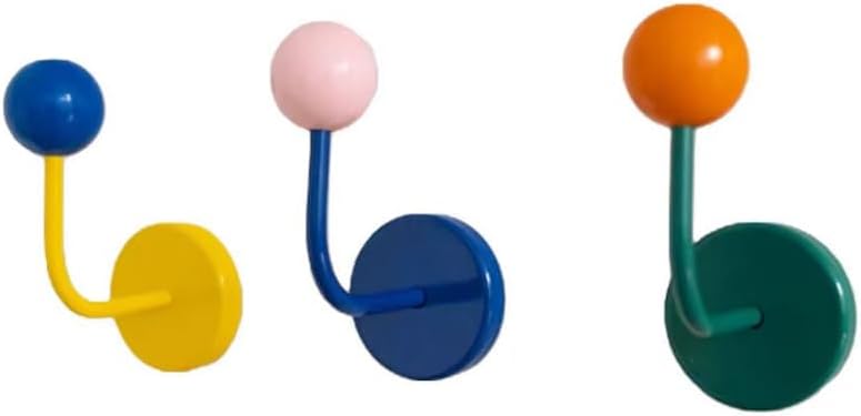 3 PCS Colorful Magnetic Hooks Heavy Duty,Strong Swivel Swing Neodymium Magnetic Hooks for Hanging, Strong Magnetic Hanger for Cruise Cabins, Locker, Toolbox, Home, Kitchen