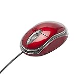 Garantie Fabricant : 1 an(s) APM 101128 Souris Filaire pour Ordinateur Portable Rouge