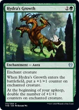 Magic: The Gathering – Hydra's Growth (Crescita Dell'Idra) – Theros Beyond Death – Carta Singola
