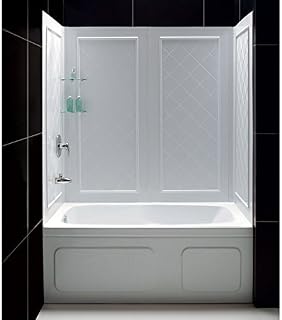 DreamLine QWALL-Tub 56-60 in. W x 28-32 in. D x 60 in. H