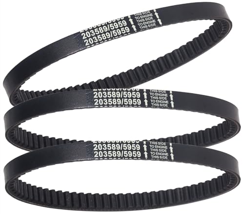 Image of 30 Series Go Kart Belt 203589 /5959 - Fit Manco 5959 /Comet 203589, TAV2, 5HP-7HP Engines, Coleman KT196, Murray 12-8487 (3 Pack)