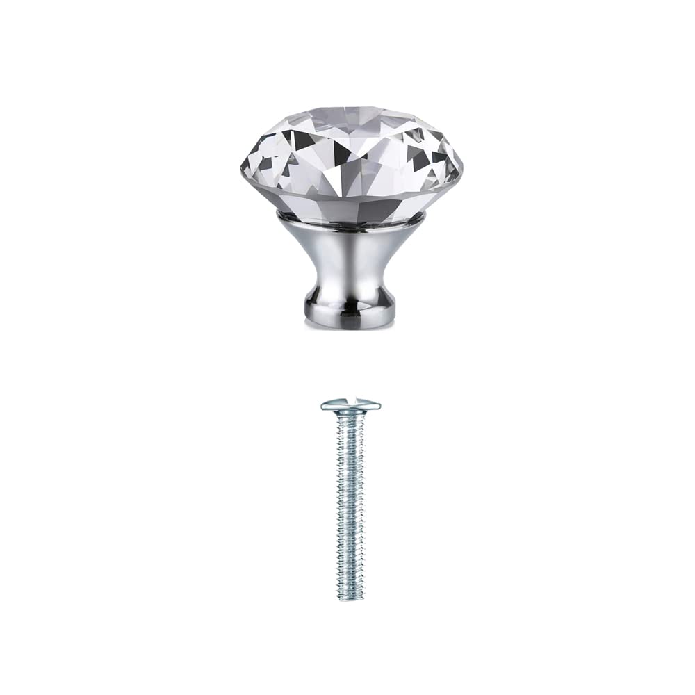 VOLO Crystal Drawer Knob- 1" (25 mm), Dressing Table knob_Pack of 1 pc (B07YLR8TX4) Amazon Price History, Amazon Price Tracker