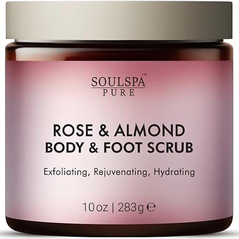 SOULSPA PURE Rose & Almond Scrub Cover