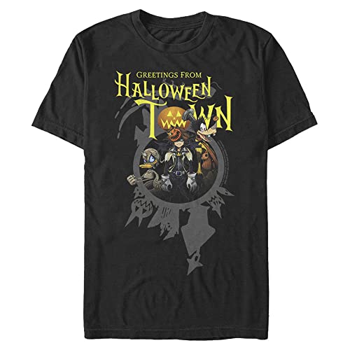 T-shirt Disney Halloween Homme Grand Taille 4XL Noir Vetement Souvenir