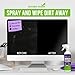 Screen Mom Screen Cleaner Purple Microfiber Cloths (4-Pack) - Microfiber Screens Cleaner Cloths, TV Cleaning Cloth for Electronic Cleaners, Laptop, Computer & Car Screens Cleaning Kit, TV Cleaners