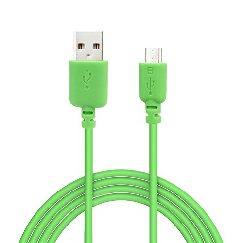 EZOPower Extra Long 10ft Green Micro-USB 2 in1 Sync and Charge USB Data Cable for Samsung, HTC, LG and Other Any Micro USB Powered Device