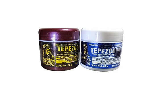 PAck de 2 piezas crema de tepezcohite para dia y noche