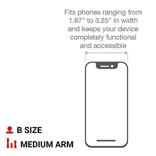 Ram Mounts X-Grip Phone Mount With Ram Twist-Lock Suction Cup Ram-B-166-Un7U With Medium Arm For Vehicle Windshields #TOP4