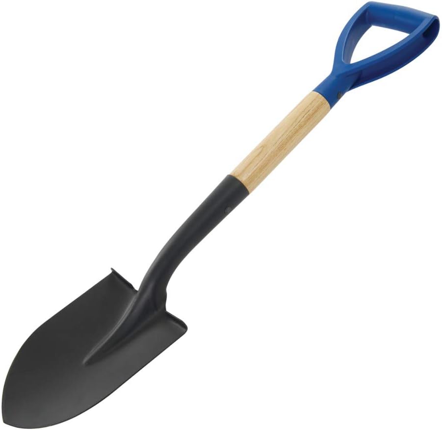 Silverline Wooden Round Head Micro Shovel 700mm (675182)
