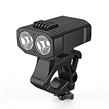 Luces de ciclismo de noche al aire libre, linternas de ciclismo, luces fuertes, faros impermeables, bicicletas de montaña, cuernos de carga, luces de metro.