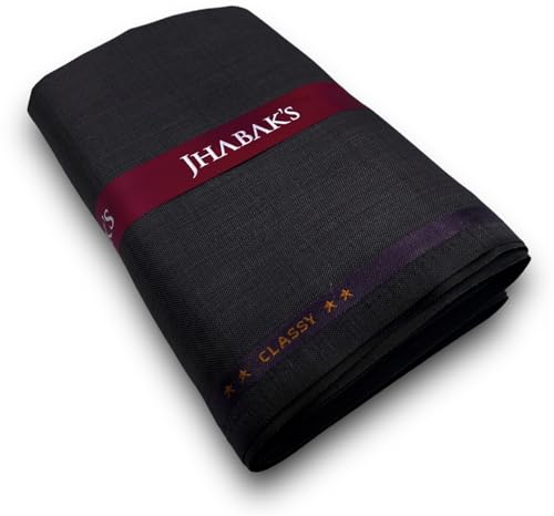 Image of JHABAK'S Unstitched Viscose Rayon Trouser Fabric for Men - Length: 1.30 m /Width: 58 inches