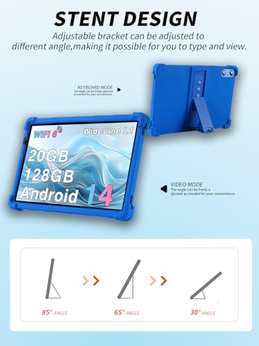 Protection tablette Biegedy B22 silicone 10 pouces 2025 bleu - 4