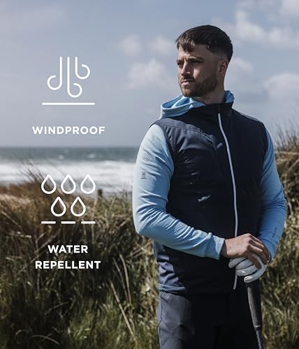 Mens Golf Vest - Tour-level Windproof with Large Pockets - Optimal Layering Year Round - Stretchy and Lightweight2