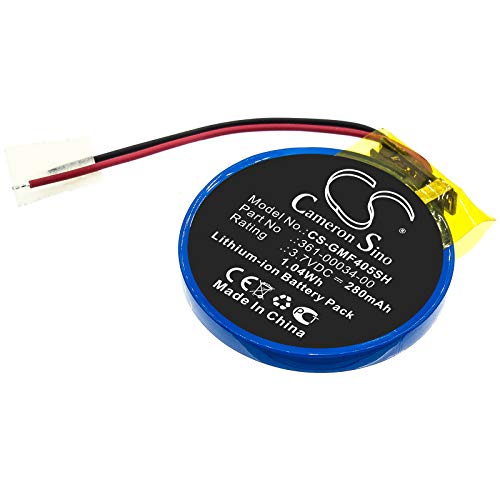 Estry 280mAh Battery Replacement for Forerunner 405CX Forerunner 405 Forerunner 410 Forerunner 410CX 361-00034-00