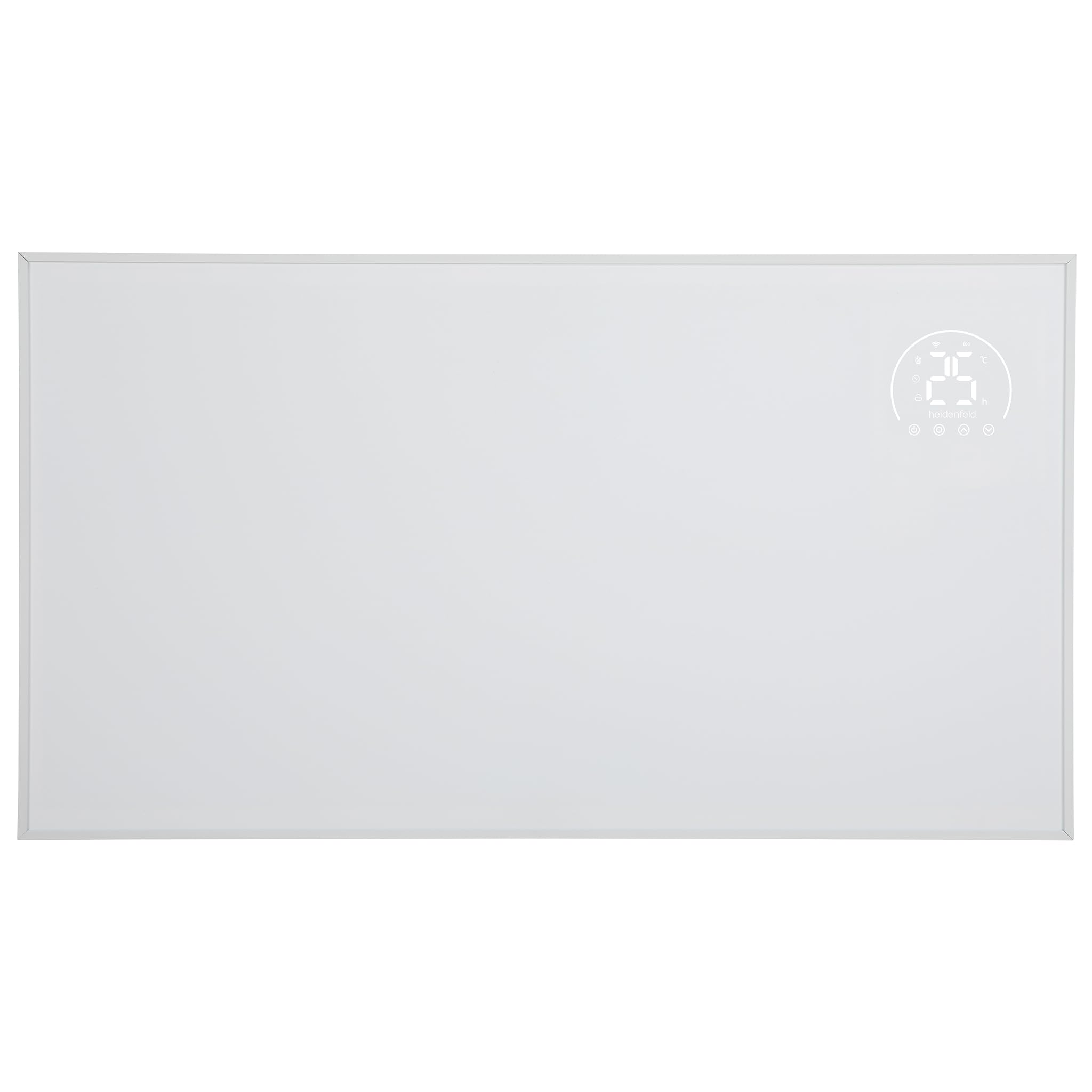Heidenfeld Infrarotheizung HF-HP140 | 800 Watt bis 20 m² | 3in1 Steuerung via App | Fernbedienung | Touch-Bedienfeld | Mobile Elektroheizung | Infrarot Heizkörper mit Thermostat (HF-HP140 800 Watt)