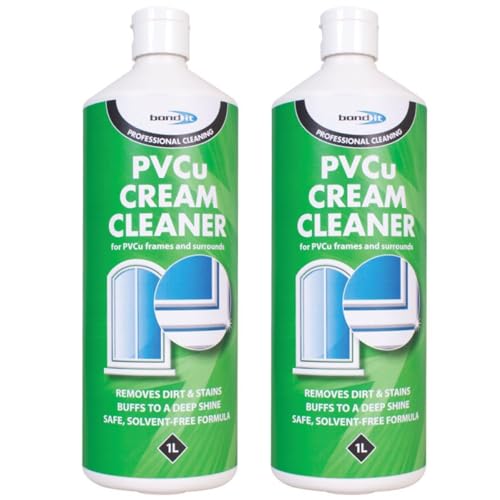 Image of 2x BOND IT PVCU CREAM CLEANER 1L Solvent-Free Cleaner
